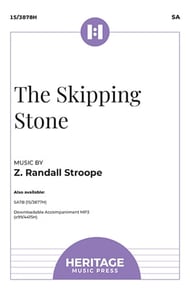 The Skipping Stone SATB choral sheet music cover Thumbnail